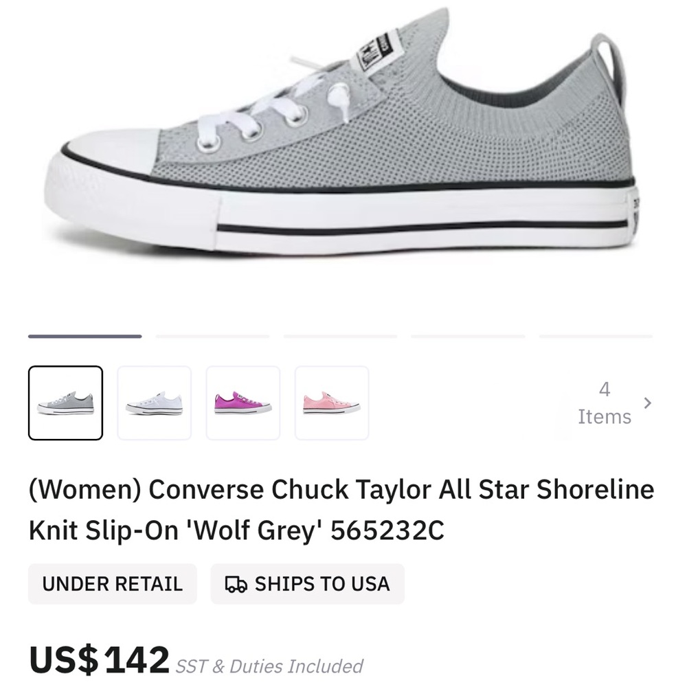 Converse Shoreline Slip-On Knit Chuck Taylors